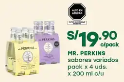 Tottus Mr. perkins sabores variados oferta