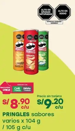 Tottus PRINGLES sabores varios oferta