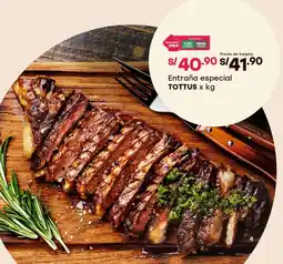Tottus Tottus entraña especial oferta
