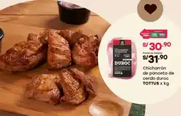 Tottus Tottus chicharrón de panceta de cerdo duroc oferta