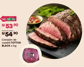 Tottus Tottus black corazón de cuadril oferta