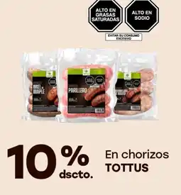 Tottus Tottus en chorizos oferta