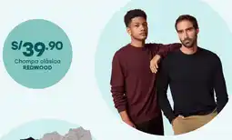 Tottus Redwood chompa clásica oferta