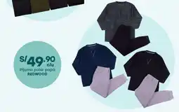 Tottus Redwood pijama polar papá oferta