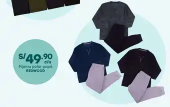 Tottus Redwood pijama polar papá oferta