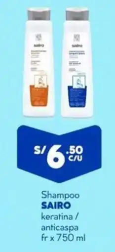 Mass Sairo shampoo keratina / anticaspa oferta