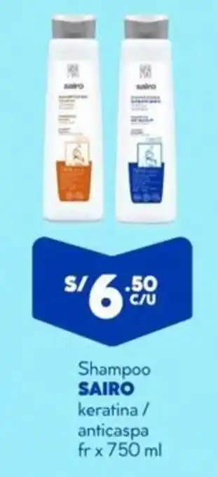 Mass Sairo shampoo keratina / anticaspa oferta