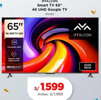 La Curacao Iffalcon smart tv 65" oferta