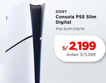 La Curacao Sony consola ps5 slim digital oferta
