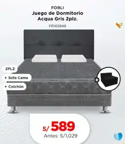 La Curacao Forli juego de dormitorio acqua gris oferta