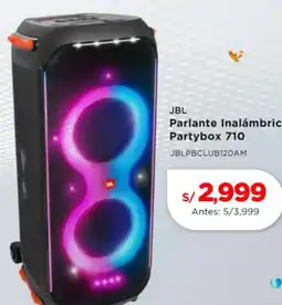 La Curacao Jbl parlante inalámbric partybox 710 oferta
