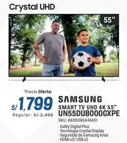 El Gallo Más Gallo Samsung smart tv uhd 4k 55" oferta