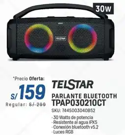 El Gallo Más Gallo Telstar parlante bluetooth oferta