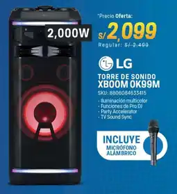 El Gallo Más Gallo Lg torre de sonido oferta