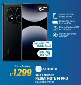 El Gallo Más Gallo Xiaomi smartphone redmi note 14 pro oferta