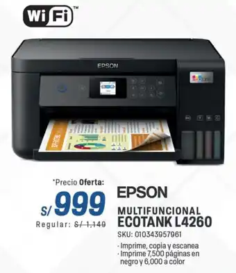 El Gallo Más Gallo Epson multifuncional ecotank L4260 oferta