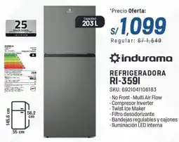 El Gallo Más Gallo Indurama refrigeradora RI-3591 oferta