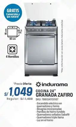 El Gallo Más Gallo Indurama cocina 24" oferta