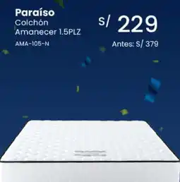 Tiendas EFE Paraíso colchón amanecer oferta