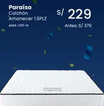 Tiendas EFE Paraíso colchón amanecer oferta