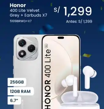 Tiendas EFE Honor 400 lite velvet grey oferta