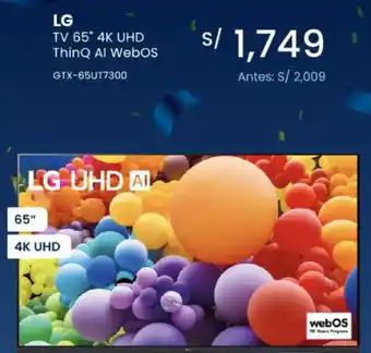 Tiendas EFE Lg tv 65" 4k uhd oferta