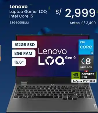 Tiendas EFE Lenovo laptop gamer loq oferta