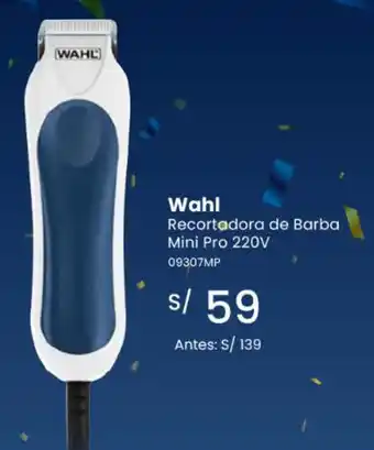 Tiendas EFE Wahl recortadora de barba mini pro oferta