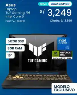 Tiendas EFE Asus laptop tuf gaming f16 intel core 5 oferta
