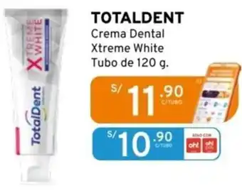 Mifarma Totaldent crema dental xtreme white tubo oferta