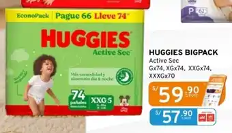 Mifarma Huggies bigpack active sec oferta