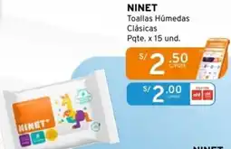 Mifarma Ninet toallas húmedas clásicas oferta