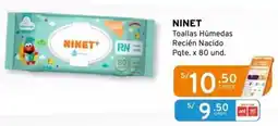 Mifarma Ninet toallas húmedas recién nacido oferta