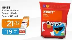 Mifarma Ninet toallas húmedas suave cuidado oferta