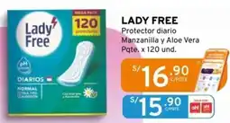 Mifarma Lady free protector diario oferta
