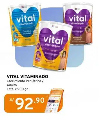 Mifarma Vital vitaminado crecimiento pediátrico / adulto oferta