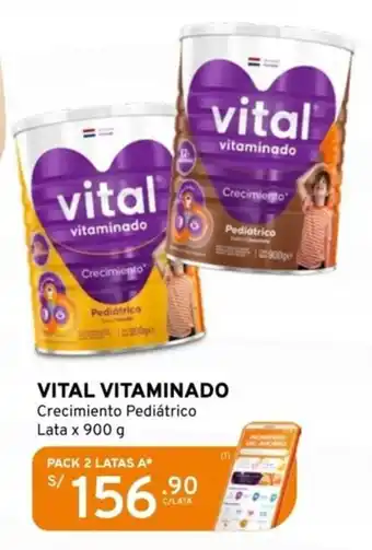 Mifarma Vital vitaminado crecimiento pediátrico oferta