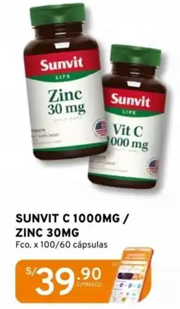 Mifarma Sunvit c 1000mg / zinc 30mg oferta