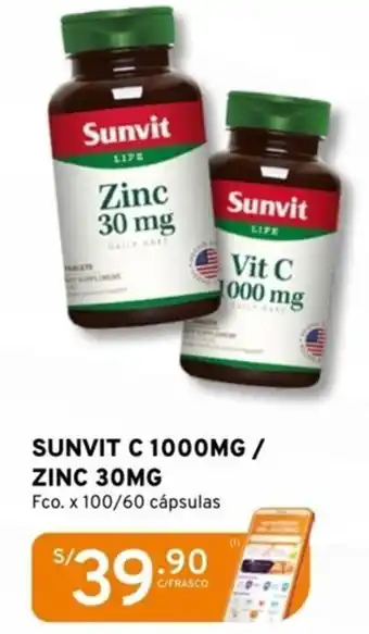 Mifarma Sunvit c 1000mg / zinc 30mg oferta