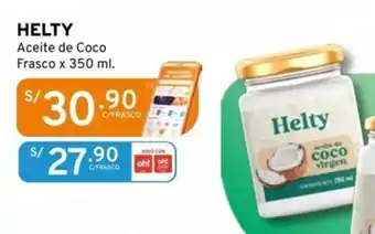 Mifarma Helty aceite de coco oferta