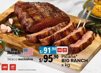 Plaza Vea BIG RANCH Picaña oferta