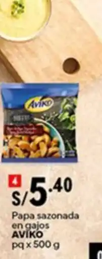 Plaza Vea AVIKO Papa sazonada en gajos oferta