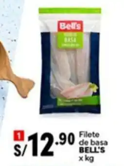 Plaza Vea BELL'S FIlete de basa oferta