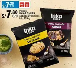 Plaza Vea INKACHIPS Papas oferta