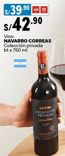Plaza Vea NAVARRO CORREAS Vino oferta