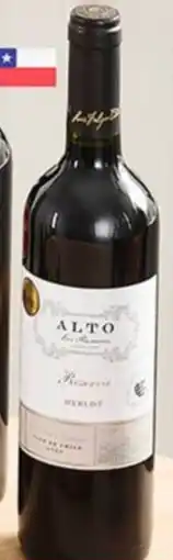 Plaza Vea ALTO LOS ROMEROS Vino tinto reserva oferta