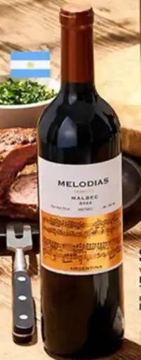 Plaza Vea MELODIAS Vino tinto oferta