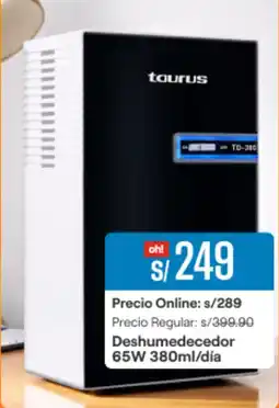 Promart Deshumedecedor 65W 380ml/día oferta