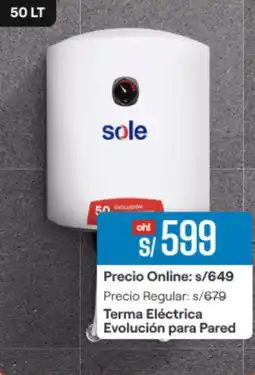 Promart Terma Eléctrica Evolución para Pared oferta