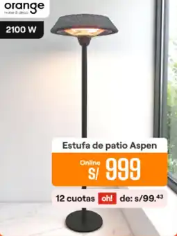 Promart Estufa de patio Aspen oferta
